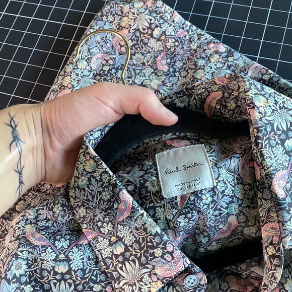 Paul Smith All-Over Floral Print Shirt - Picture 5 of 6